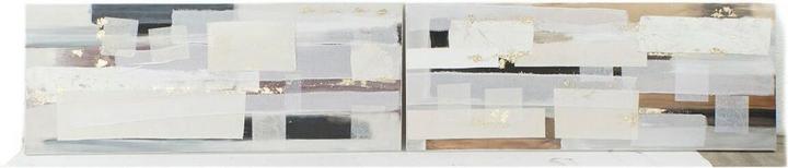 DKD Home Decor Painting 150 x 3,5 x 60 cm Abstract Modern (2 Units) (60 x 150 cm)