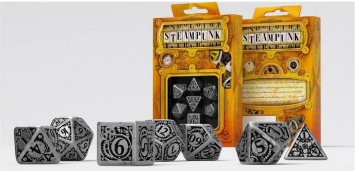 Immagine prodotto Q Workshop SMST35 - Set di dadi Steampunk in metallo (7)