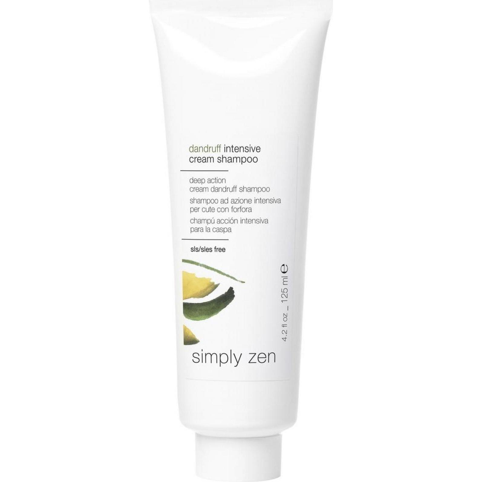Simply Zen, Shampoo, Dandruff Intensive Cream Shampoo 125 ml (125 ml, Flüssiges Shampoo)
