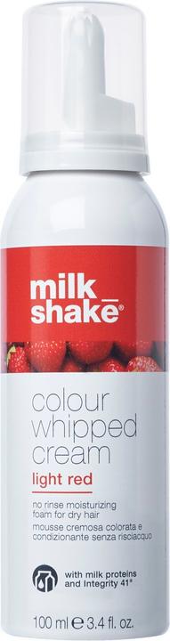 Actual product image Milk_Shake Colour Whipped Cream - Light Red (Light red)