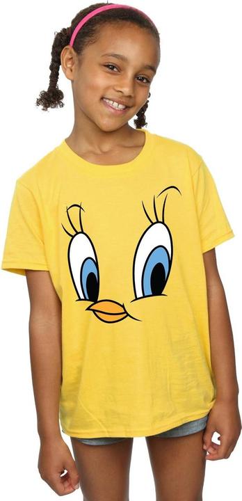 Immagine prodotto Looney Tunes Tweety Pie Face Maglietta Ragazze (128)