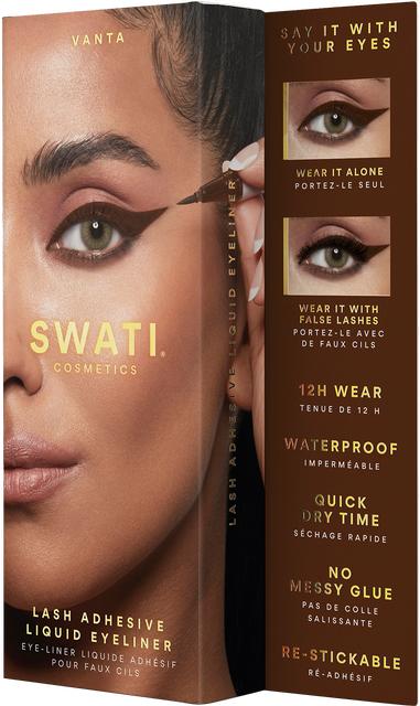 Productafbeelding Swati VANTA Wimperplak Vloeibare Eyeliner Bruin (Bruin)