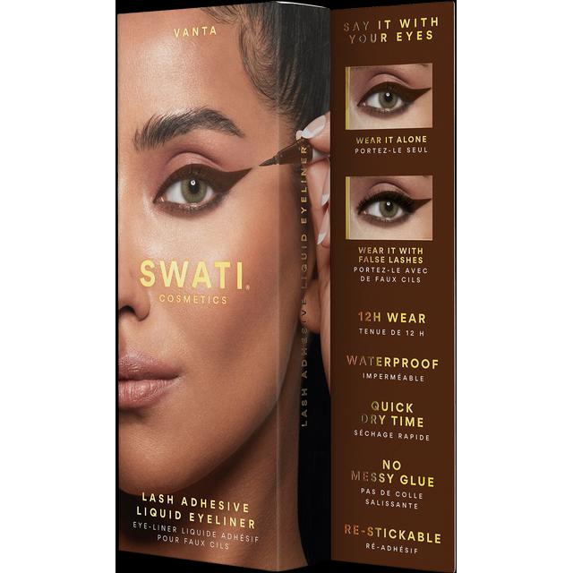 Thumbnail - Swati, Eyeliner + Kajal, VANTA Lash Adhesive Liquid Eyeliner Brown (Braun)