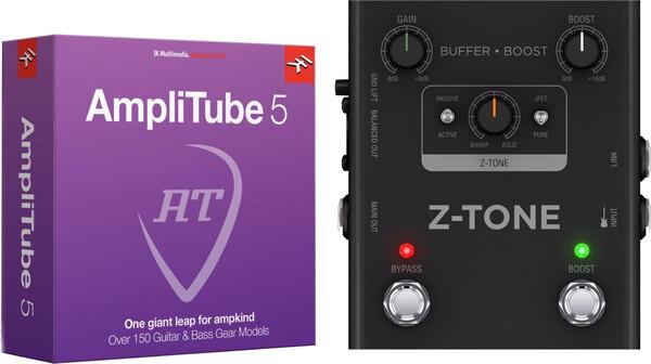 IK Multimedia Z-TONE Buffer Boost + AmpliTube 5 Bundle (Bass, Guitar)