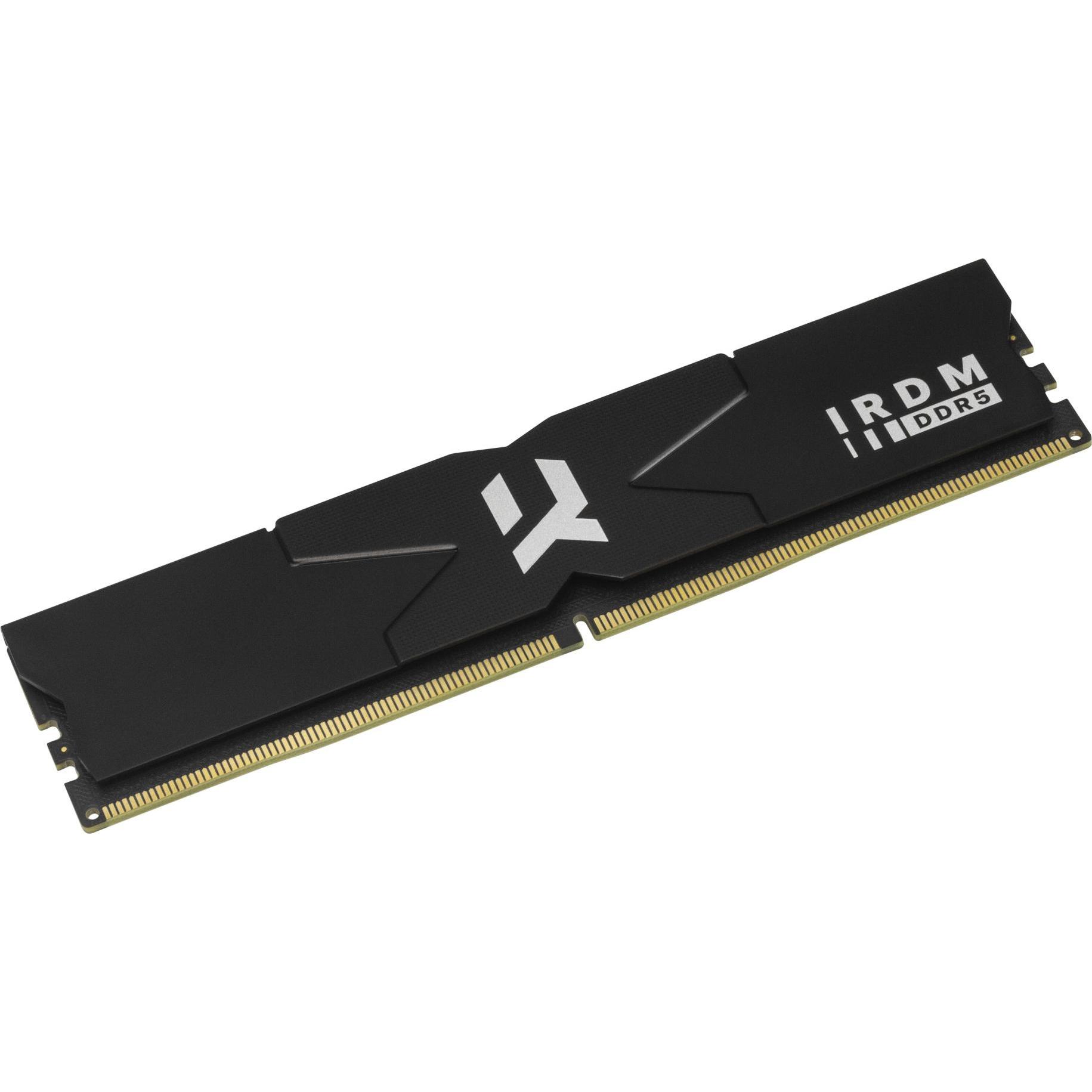 Thumbnail - Goodram IRDM DDR5 IR-6800D564L34S/32GDC (2 x 16GB, 6800 MHz, DDR5-RAM, DIMM), RAM, Schwarz
