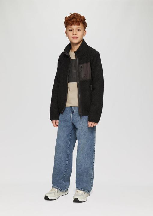 Produktbild S.Oliver T-Shirt Jersey-Longsleeve mit gummiertem 3D-Print (158, 164)