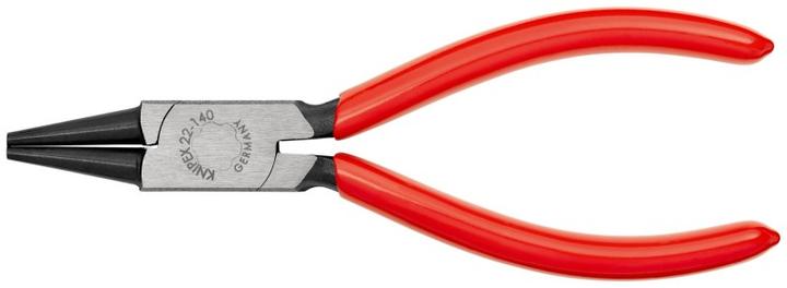 Immagine prodotto Knipex Pinze a becchi tondi DIN ISO 5745 L.140mm ganasce tonde testa lucida manici rivestiti in plastica (220 mm)