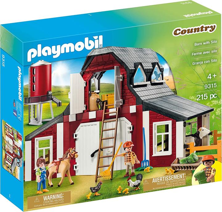 Image du produit Playmobil Barn avec silo (9315) (9315, Playmobil Country)