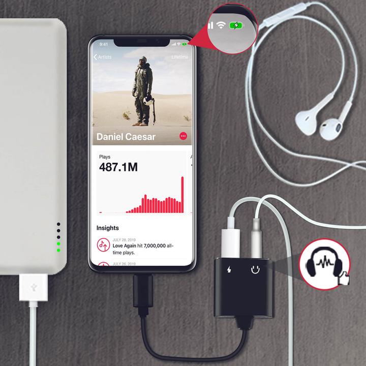 Produktbild Avizar Lightning Audio-/Ladeadapter (Lightning, Lightning)