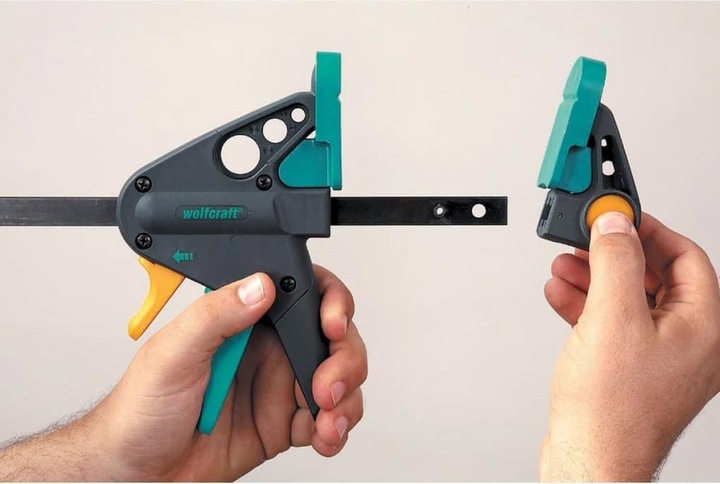 Immagine prodotto wolfcraft EHZ PRO Morsetto a una mano 65/150 mm (150 mm)