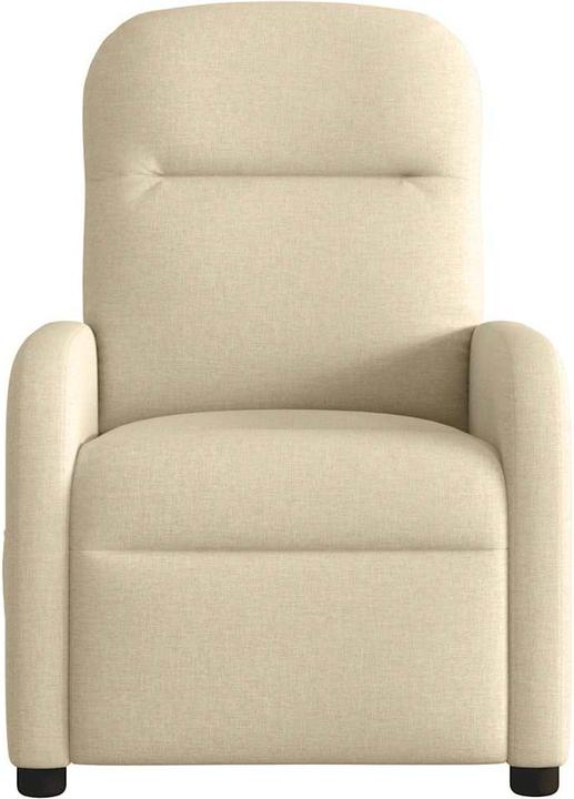 Actual product image vidaXL Massage chair electric cream fabric