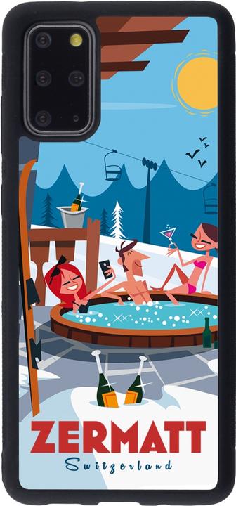 Image du produit PhoneLook Coque Silicone rigide noir Zermatt Mountain Jacuzzi (Samsung Galaxy S20+)