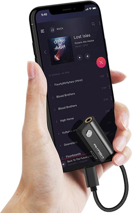 Produktbild Akashi Lightning Audio- & Ladeadapter (3.5mm Klinke, 3.5mm Klinke)