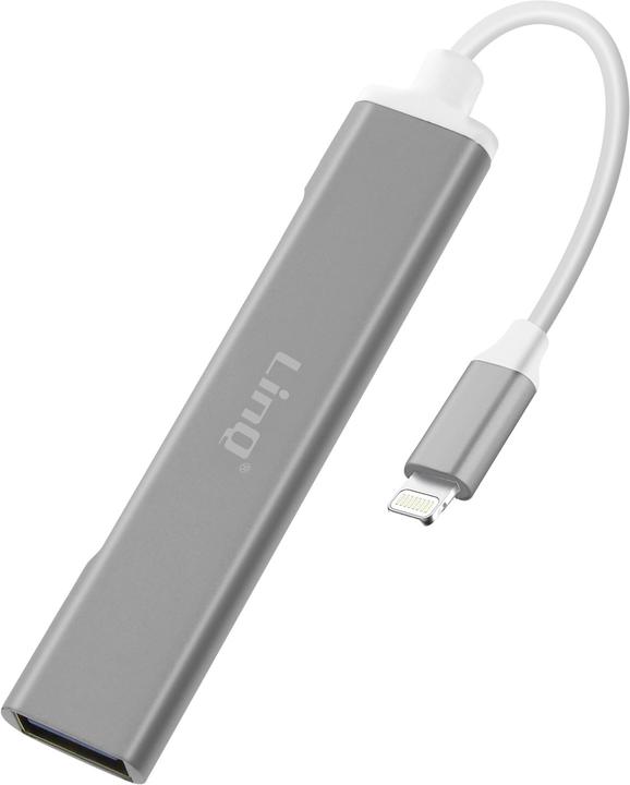 Produktbild LinQ Lightning Hub: 2x USB + 1x Lightning Lade-/Sync (USB, Lightning)