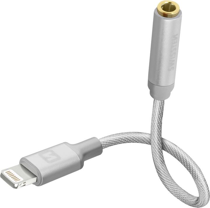 Productafbeelding Swissten Lightning / 3.5mm Audio Adapter (3,5 mm aansluiting, Bliksem)