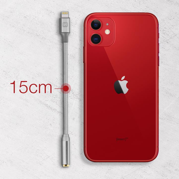 Productafbeelding Swissten Lightning / 3.5mm Audio Adapter (3,5 mm aansluiting, Bliksem)