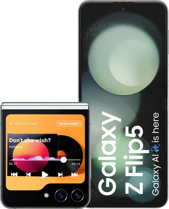 Produktbild Samsung Galaxy Z Flip 5 (512 GB, Mint, 6.70", SIM + eSIM, 5G)
