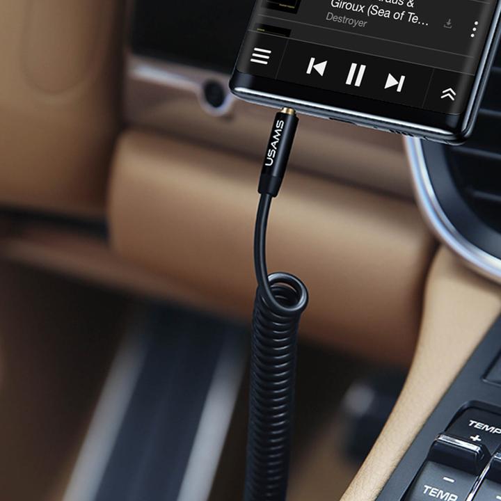 Produktbild Usams Audiokabel 3.5mm Stecker / Stecker 1.2m (1.20 m, AUX Kabel)