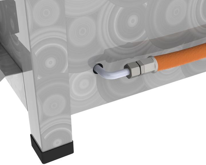 Actual product image ChattenGlut 6-burner gas roaster with individual stainless steel rods as grates (27 kW)