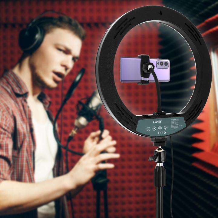 Produktbild LinQ 28W LED-Ringlicht 30cm (Ringlicht)