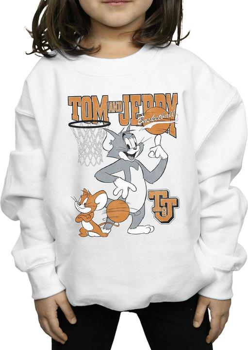Produktbild Tom & Jerry Spinning Basketball Sweatshirt Mädchen (128)