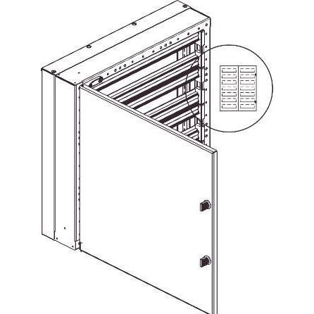 Cubic Verteilerschrank CU-mini 4x5 Module, 224 DIN-Module 764x956x165mm, Elektronikzubehör + Gehäuse