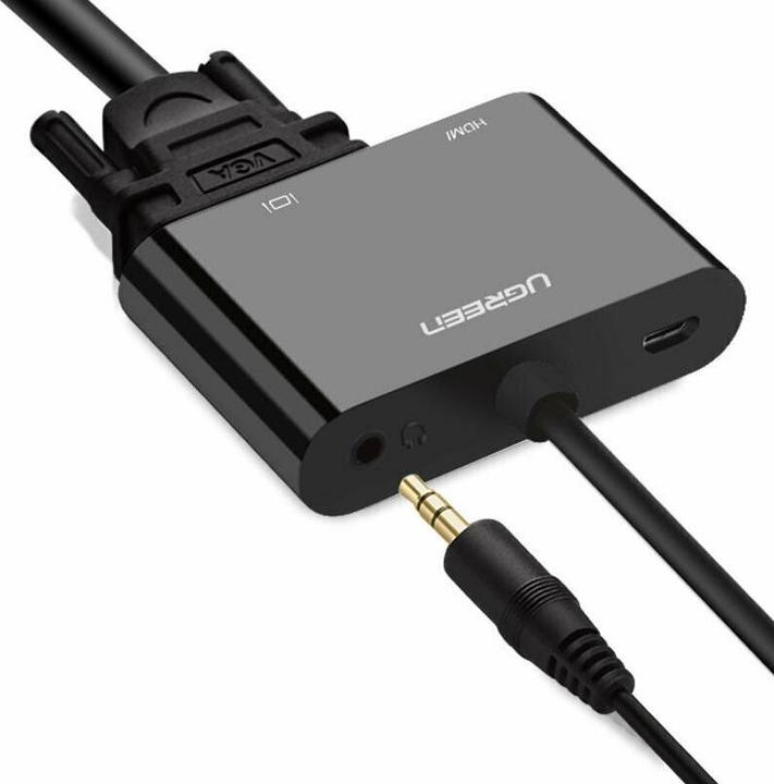 Productafbeelding Ugreen HDMI naar HDMI / VGA Adapter met Audio (HDMI, 3 cm)