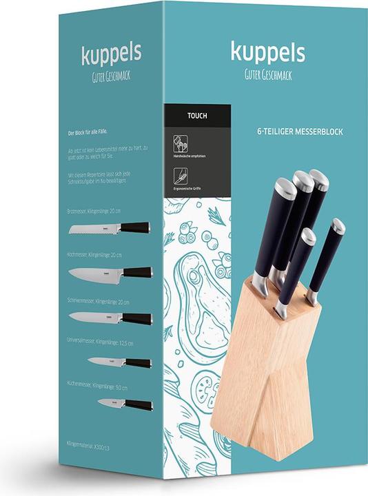 Immagine prodotto Kuppels Ceppo di coltelli 5 pezzi B6000 TOUCH