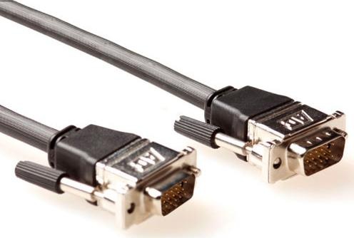 5 metre High Performance VGA cable male-male with metal hoods VGA METAL HOOD HD15M/M 5.00M (5 m, VGA)