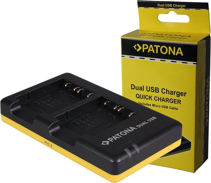 Actual product image Patona Charger Dual USB NP-BG1 (Camera battery charger)