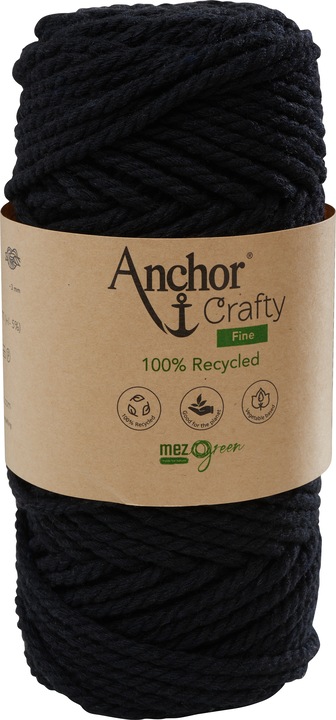 Actual product image Anchor Crafty fine (macramé yarn, twisted) approx. 3mm (65 m)