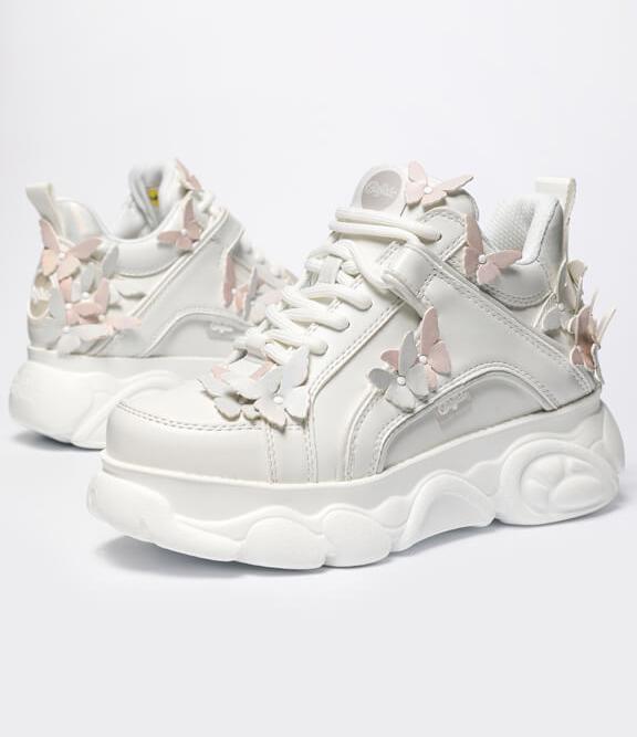 Actual product image Buffalo Vegan CLD Butterfly Platform Sneaker (40)
