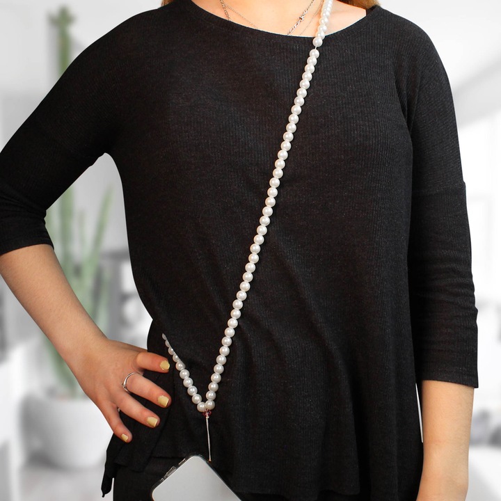 Actual product image Avizar Perla Series cell phone chain 110cm