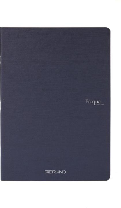 Actual product image Fabriano Heft EcoQua geheftet liniert Dark (A5, Lined, Soft cover)