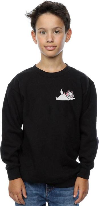 Actual product image Disney Boys Aristocats Marie Sweet Backside Breast Print Sweatshirt (140, 146)
