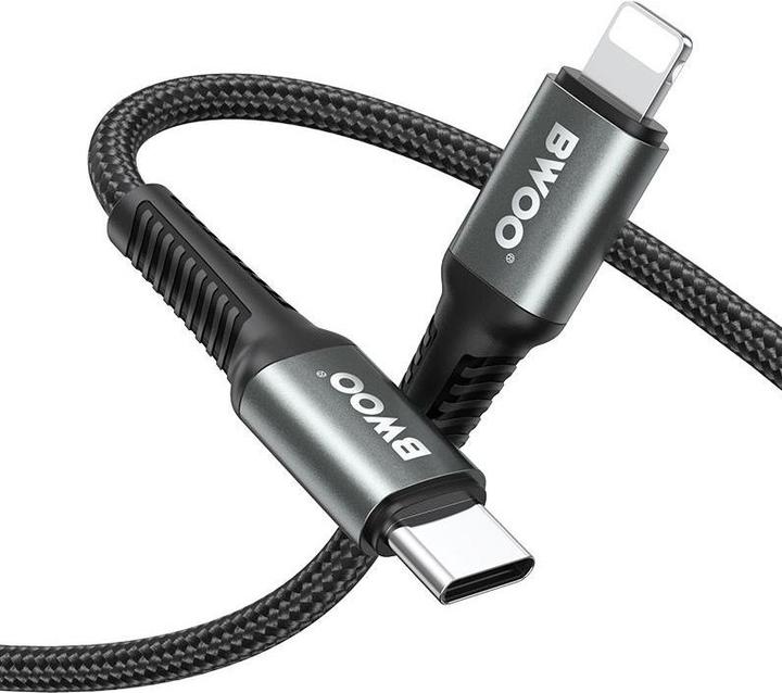 Produktbild Bwoo 30W Braided USB-C to Lightning cable, 3 m (3 m, 30 W)