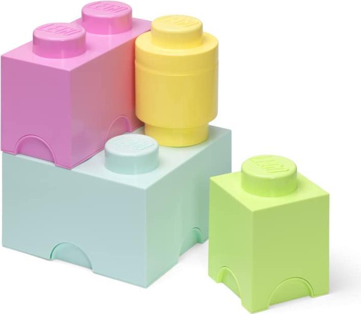 Actual product image Room Copenhagen R.C. LEGO Storage Brick MP Pastel 4pcs 40150802