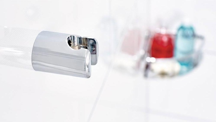 Actual product image tesa SPAA wall shower holder incl. adhesive solution without drilling
