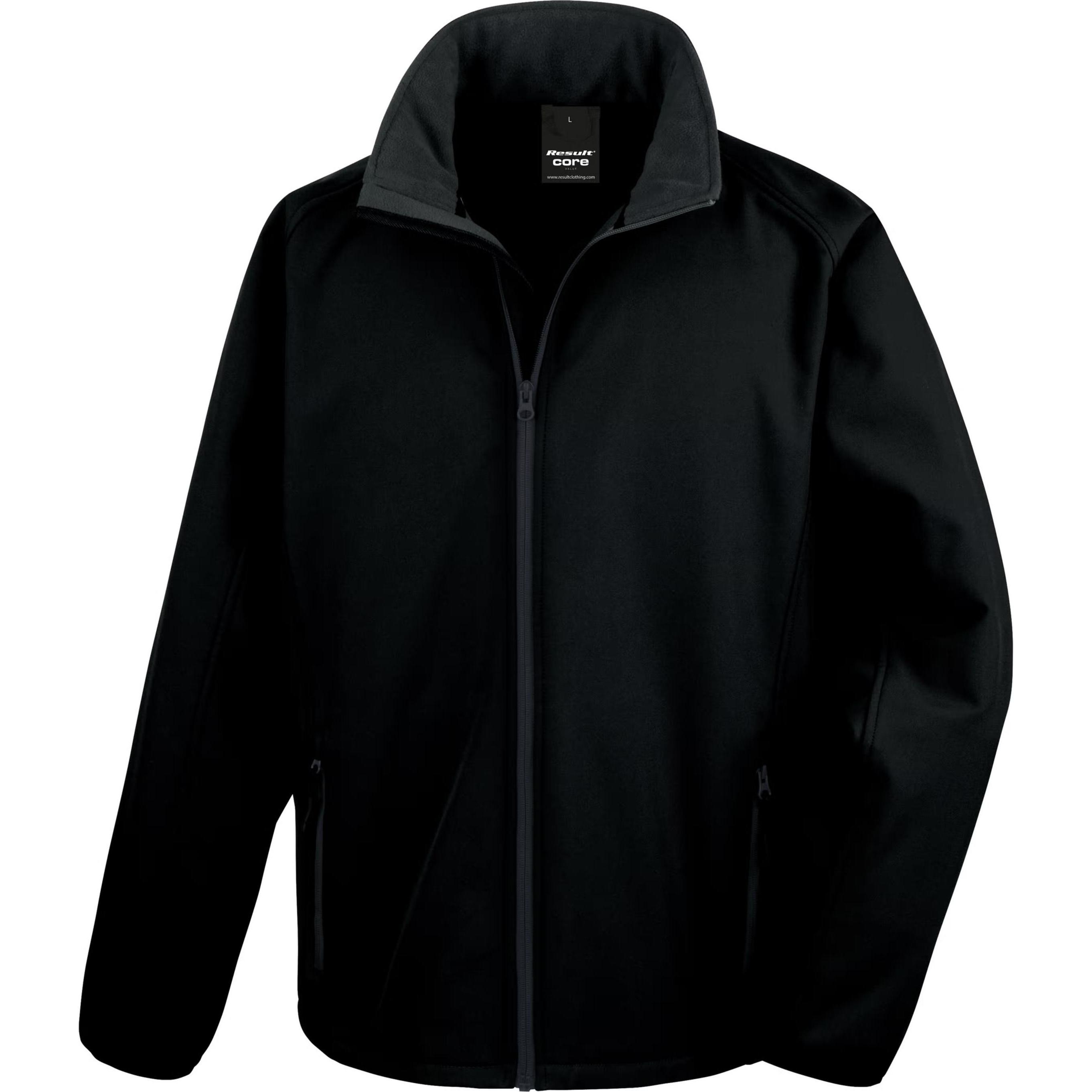 Regatta, Herren, Jacke, softshell (L), Schwarz, L