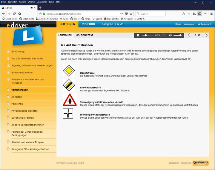 Produktbild eUniversity e.driver Web App Bundle Edition (PC/Mac) (D/F/I) (12 Monate)