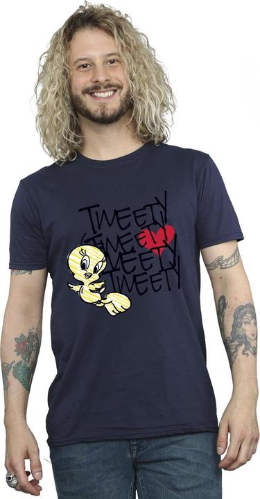 Produktbild Looney Tunes Tweety Love Heart TShirt (XXL)