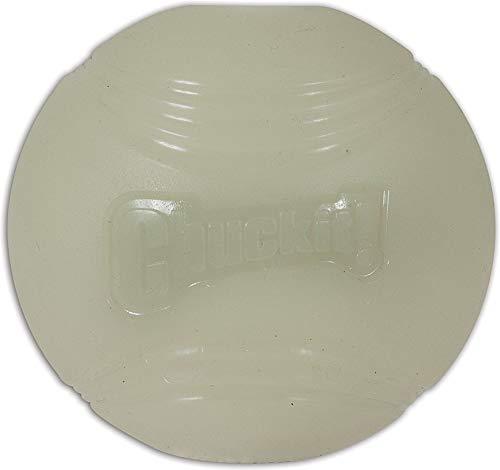 Chuckit! CHUCKIT MAX GLOW Incandescente diametro 9 cm taglia XL Bianco (Palla giocattolo per cani)
