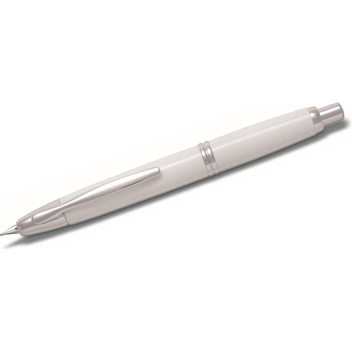 Pilot, Schreibstifte, Capless Rhodium F silber/weiss (Weiss/Silber, 1 x)