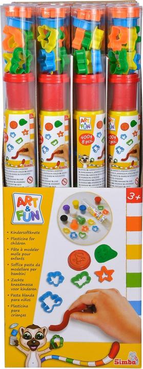 Actual product image Simba Art & Fun Kinderklei met Kleivormpjes