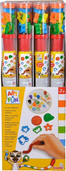 Actual product image Simba Art & Fun Kinderklei met Kleivormpjes