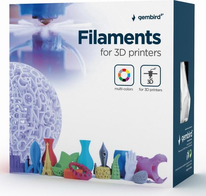 Produktbild Gembird Filamentcassette ABS Spule (ABS, 1.75 mm, 1000 g, Rot)