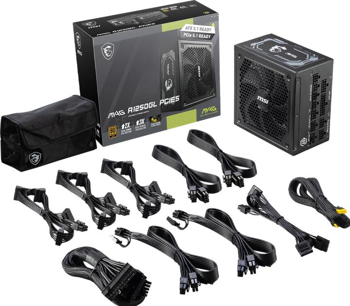 Productafbeelding MSI MAG A1250GL (1000 W)