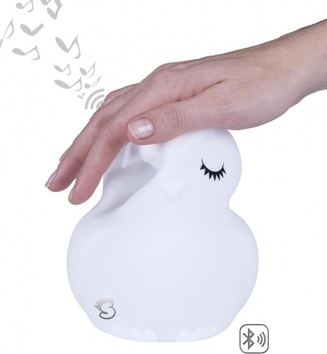 Actual product image MesMed Changing color silicone lamp with Bluetooth speaker Fluorescent Owl HU HU