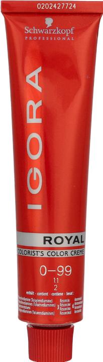 Immagine prodotto Schwarzkopf Crema colorante permanente Igora Royal (0-99 Viola)