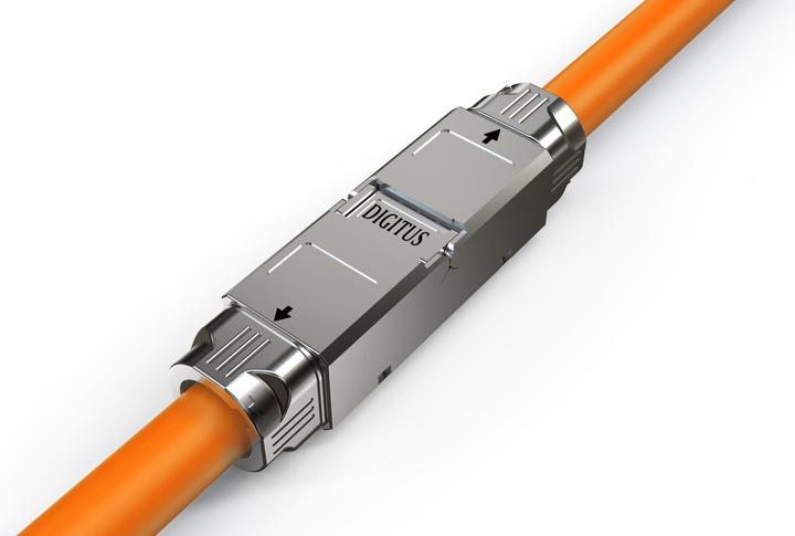 Produktbild Digitus CAT 6A CAT-Verbinder (Kupplung für Feldanwendungen), 500 MHz (Keystone Modul, Netzwerk Kupplung)